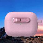 For AirPods Pro 2 Starry Texture Lock Buckle Shockproof Earphones Case(Pink) - 2
