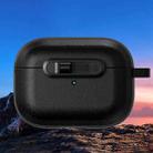 For AirPods Pro 2 Starry Texture Lock Buckle Shockproof Earphones Case(Black) - 2
