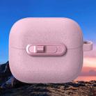For Samsung Galaxy Buds3 / Buds3 Pro Starry Texture Lock Buckle Shockproof Earphones Case(Pink) - 2