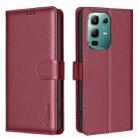 For Infinix Note 50X 5G Litchi Texture RFID Anti-theft Leather Phone Case(Red) - 1