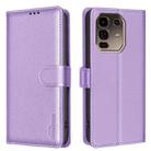 For Infinix Note 50 Pro+ 5G Litchi Texture RFID Anti-theft Leather Phone Case(Purple) - 1