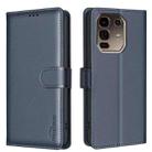 For Infinix Note 50 Pro+ 5G Litchi Texture RFID Anti-theft Leather Phone Case(Blue) - 1