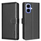 For Infinix Smart 10 4G Litchi Texture RFID Anti-theft Leather Phone Case(Black) - 1