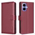 For Infinix Smart 10 4G Litchi Texture RFID Anti-theft Leather Phone Case(Red) - 1