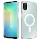 For Samsung Galaxy A06 5G / 4G MagSafe Magnetic Acrylic TPU Phone Case(Transparent) - 1