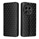For OnePlus 13 Cubic Grid Texture Flip Leather Phone Case(Black) - 2