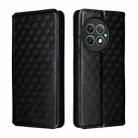 For OnePlus Ace 2 Pro Cubic Grid Texture Flip Leather Phone Case(Black) - 2