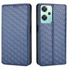 For OnePlus Nord CE 2 Lite 5G Cubic Grid Texture Flip Leather Phone Case(Blue) - 2