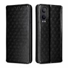 For OnePlus Nord CE4 Lite Cubic Grid Texture Flip Leather Phone Case(Black) - 2