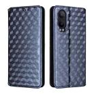 For OnePlus Nord CE4 Lite Cubic Grid Texture Flip Leather Phone Case(Blue) - 2