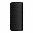 For OnePlus 13T Cubic Grid Texture Flip Leather Phone Case(Black) - 2