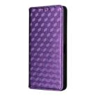 For OnePlus 13T Cubic Grid Texture Flip Leather Phone Case(Purple) - 2