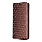 For OnePlus 13T Cubic Grid Texture Flip Leather Phone Case(Brown) - 2