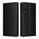 For OnePlus Nord 5 / OnePlus Ace 5 Ultra Cubic Grid Texture Flip Leather Phone Case(Black) - 2