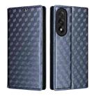 For OnePlus Nord 5 / OnePlus Ace 5 Ultra Cubic Grid Texture Flip Leather Phone Case(Blue) - 2