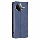 For Xiaomi Poco F7 Pro / F7 Ultra Rhombus Texture Magnetic Leather Phone Case(Blue) - 3