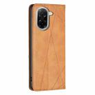 For Xiaomi Poco C71 Rhombus Texture Magnetic Leather Phone Case(Yellow) - 3