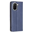 For Xiaomi Poco C71 Rhombus Texture Magnetic Leather Phone Case(Blue) - 3