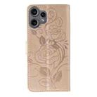 For Nothing CMF Phone 2 Pro Rose Butterfly Embossed Leather Phone Case(Rose Gold) - 3