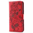 For Nothing CMF Phone 2 Pro Rose Butterfly Embossed Leather Phone Case(Red) - 2