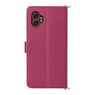 For Samsung Galaxy XCover 7 Pro Multifunctional 6-Card Slots Leather Phone Case with Wrist Strap(Rose Red) - 3