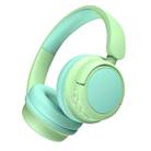 WiWU KTD-02 Kids Wireless Headphones Sport Earphones Gaming Headset(Light Green) - 2