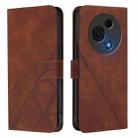 For TCL 60 NxtPaper Crossbody 3D Embossed Flip Leather Phone Case(Brown) - 2