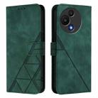 For TCL 605 / 60 SE Crossbody 3D Embossed Flip Leather Phone Case(Green) - 2