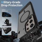 For Samsung Galaxy S25 Ultra 5G Frosted Holder PC Hybrid TPU MagSafe Phone Case(Black) - 2