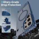 For Samsung Galaxy S25 Ultra 5G Frosted Holder PC Hybrid TPU MagSafe Phone Case(Royal Blue) - 2