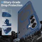 For Samsung Galaxy S24+ 5G Frosted Holder PC Hybrid TPU MagSafe Phone Case(Royal Blue) - 2