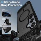 For Samsung Galaxy S23+ 5G Frosted Holder PC Hybrid TPU MagSafe Phone Case(Black) - 2