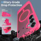 For Samsung Galaxy S23+ 5G Frosted Holder PC Hybrid TPU MagSafe Phone Case(Rose Red) - 2