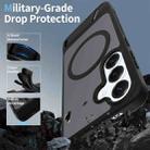 For Samsung Galaxy S23 5G Frosted Holder PC Hybrid TPU MagSafe Phone Case(Black) - 2