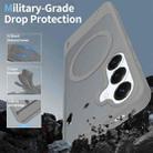 For Samsung Galaxy S23 5G Frosted Holder PC Hybrid TPU MagSafe Phone Case(Dark Grey) - 2