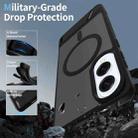 For Samsung Galaxy S25 Edge 5G Frosted Holder PC Hybrid TPU MagSafe Phone Case(Black) - 2