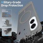 For Samsung Galaxy S25 Edge 5G Frosted Holder PC Hybrid TPU MagSafe Phone Case(Dark Grey) - 2