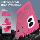 For Samsung Galaxy S25 Edge 5G Frosted Holder PC Hybrid TPU MagSafe Phone Case(Rose Red) - 2