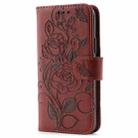 For OnePlus Nord 4 Rose Butterfly Embossed Leather Phone Case(Brown) - 2