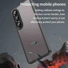 For Sony Xperia 1 VII Fan Dun Series TPU Hybrid PC Frosted Phone Case(Black) - 3