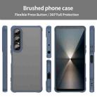 For Sony Xperia 1 VII Fan Dun Series TPU Hybrid PC Frosted Phone Case(Blue) - 2