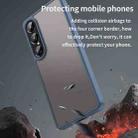 For Sony Xperia 1 VII Fan Dun Series TPU Hybrid PC Frosted Phone Case(Blue) - 3