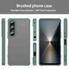 For Sony Xperia 1 VII Fan Dun Series TPU Hybrid PC Frosted Phone Case(Green) - 2