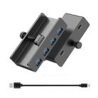 ORICO HCL-4A-Pro Aluminum Alloy 4-port USB3.0 Clamp Hub(Black) - 1