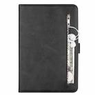 For Samsung Galaxy Tab A8.0 (2015) T35 Fashion Calf Texture Zipper Horizontal Flip Leather Case with Stand & Card Slots & Wallet & Wake-up / Sleep Function(Black) - 2