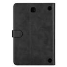 For Samsung Galaxy Tab A8.0 (2015) T35 Fashion Calf Texture Zipper Horizontal Flip Leather Case with Stand & Card Slots & Wallet & Wake-up / Sleep Function(Black) - 3