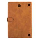 For Samsung Galaxy Tab A8.0 (2015) T35 Fashion Calf Texture Zipper Horizontal Flip Leather Case with Stand & Card Slots & Wallet & Wake-up / Sleep Function(Brown) - 3