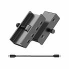 ORICO HCL-4C-Pro Aluminum Alloy 4-port Type-C3.1 Clamp Hub(Black) - 1