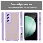 For Samsung Galaxy S24 FE 5G Armor Glaze MagSafe Magnetic Phone Case(Purple) - 2
