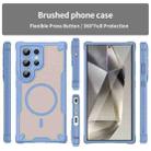 For Samsung Galaxy S24 Ultra 5G Armor Glaze MagSafe Magnetic Phone Case(Blue) - 2